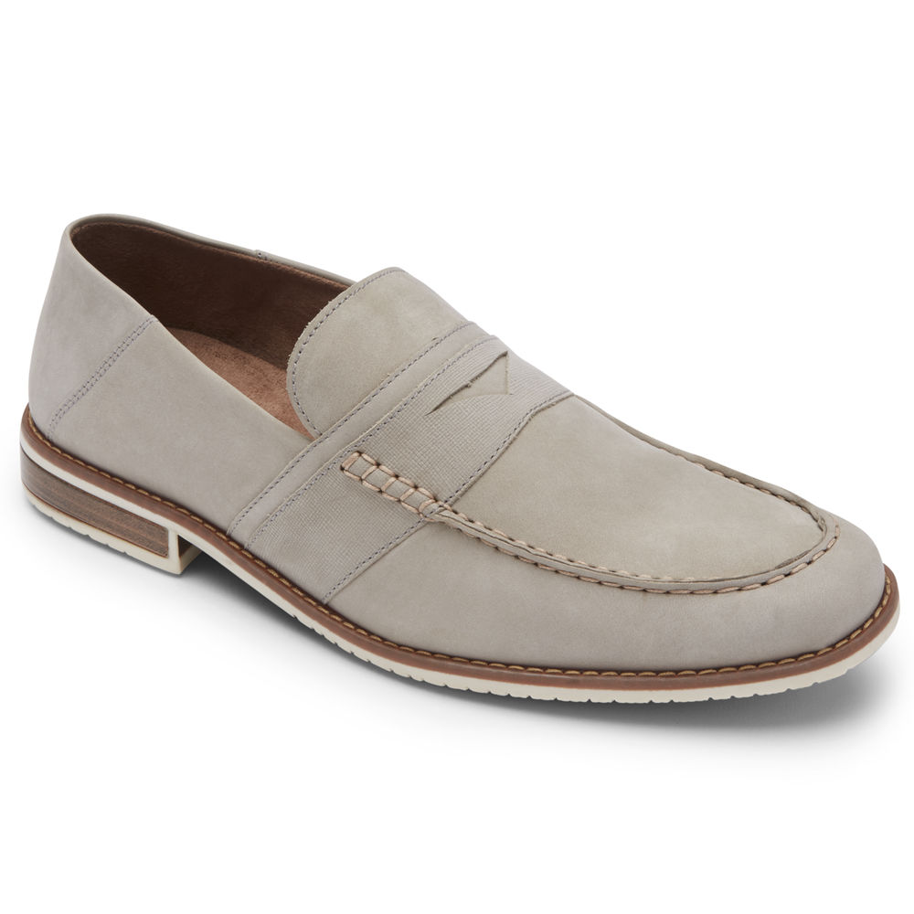 Rockport Singapore Mens Loafers - Style Purpose 3 Penny Grey - MI9067812